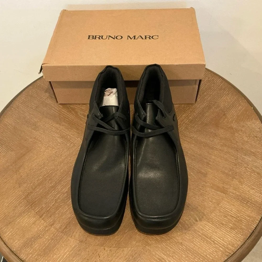 Bruno Marc Men's Classic Wallabee Chukka Boots